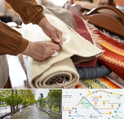 تولیدی فرش ماشینی در خیابان ارم شیراز 