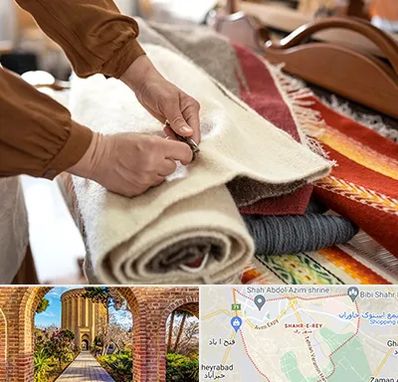 تولیدی فرش ماشینی در شهر ری