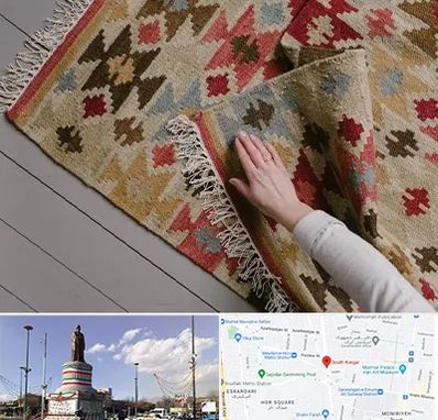 فروش گلیم در کارگر جنوبی 