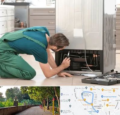 تعمیرکار فریزر در فلکه گاز رشت 