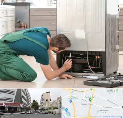 تعمیرکار فریزر در بلوار فردوس 