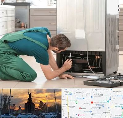 تعمیرکار فریزر در میدان حر 