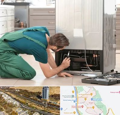 تعمیرکار فریزر در خیابان نیایش شیراز 