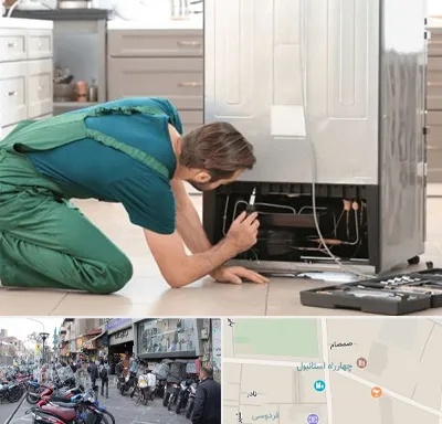 تعمیرکار فریزر در چهارراه استانبول
