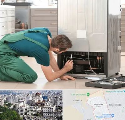 تعمیرکار فریزر در ولنجک 