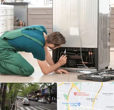 تعمیرکار فریزر در ظفر 