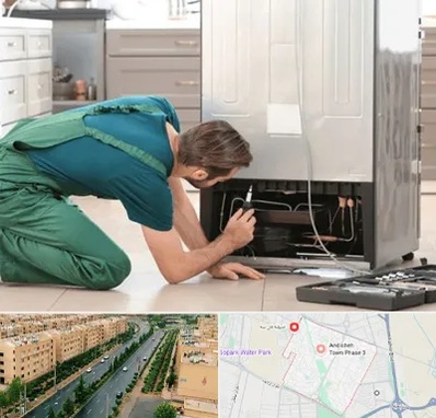 تعمیرکار فریزر در فاز سه اندیشه