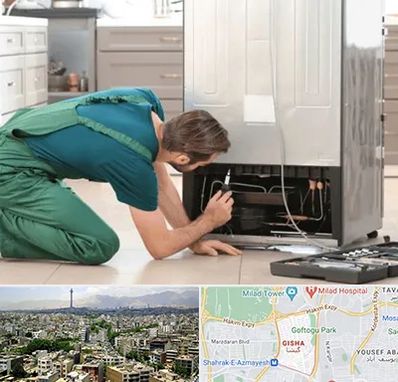 تعمیرکار فریزر در گیشا 