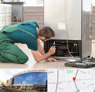 تعمیرکار فریزر در نصف راه تبریز