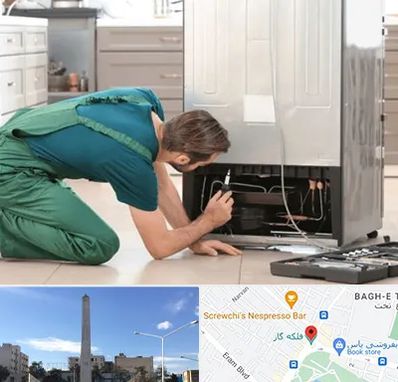 تعمیرکار فریزر در فلکه گاز شیراز 