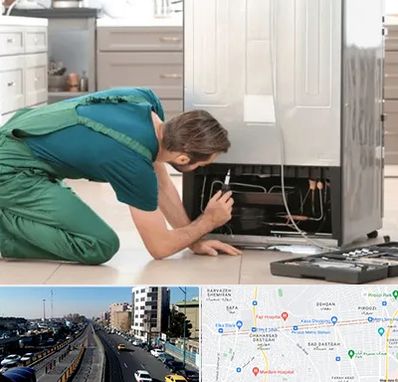 تعمیرکار فریزر در پیروزی 