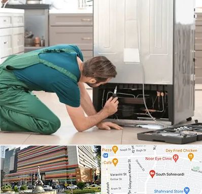تعمیرکار فریزر در سهروردی 