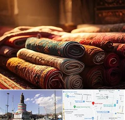 عمده فروشی فرش در کارگر جنوبی 