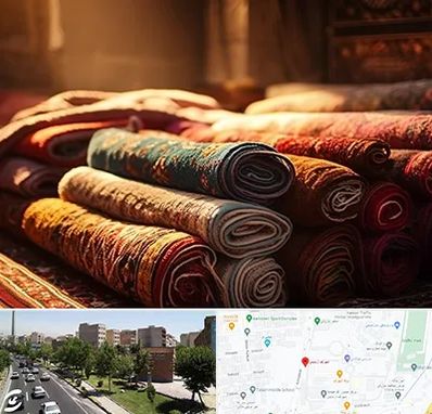 عمده فروشی فرش در شهرک آزمایش 