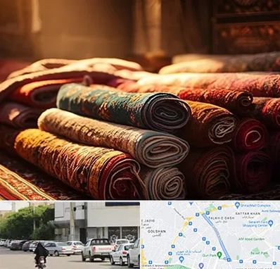 عمده فروشی فرش در قدوسی شرقی شیراز 