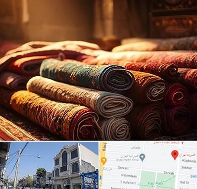 عمده فروشی فرش در افسریه 