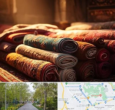 عمده فروشی فرش در قدوسی غربی شیراز 