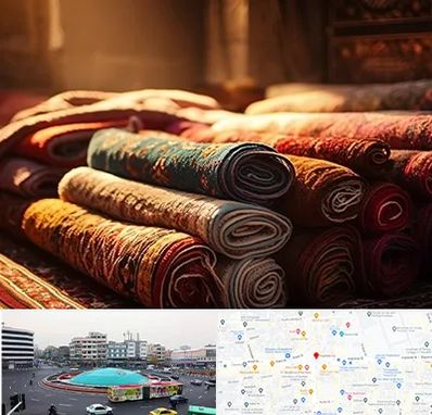 عمده فروشی فرش در میدان انقلاب 