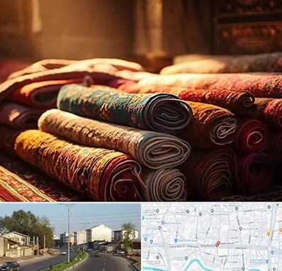 عمده فروشی فرش در ضیابری رشت 