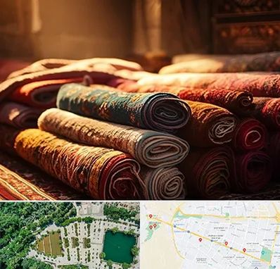 عمده فروشی فرش در وکیل آباد مشهد 