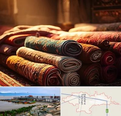عمده فروشی فرش در بندر ترکمن
