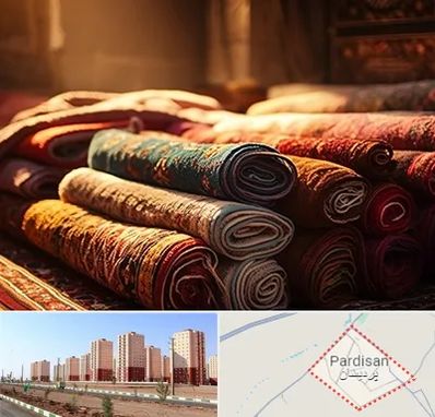 عمده فروشی فرش در پردیسان قم