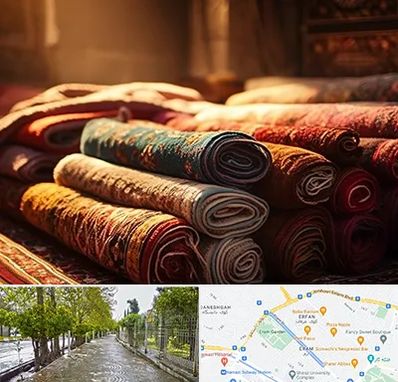 عمده فروشی فرش در خیابان ارم شیراز 