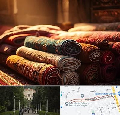 عمده فروشی فرش در بلوار معلم رشت 