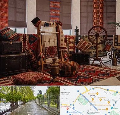 فروش اقساطی فرش دستباف در خیابان ارم شیراز 