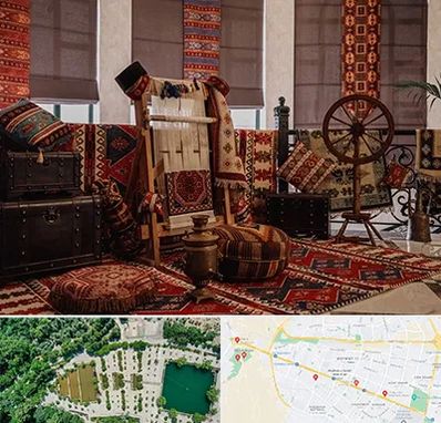 فروش اقساطی فرش دستباف در وکیل آباد مشهد 