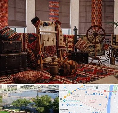 فروش اقساطی فرش دستباف در گلستان اهواز 