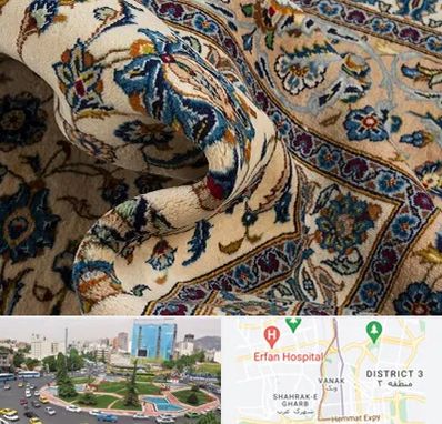 فروش فرش دستباف دست دوم در ونک 