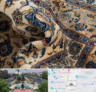 فروش فرش دستباف دست دوم در بهارستان 