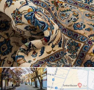 فروش فرش دستباف دست دوم در تربیت تبریز