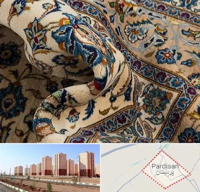 فروش فرش دستباف دست دوم در پردیسان قم