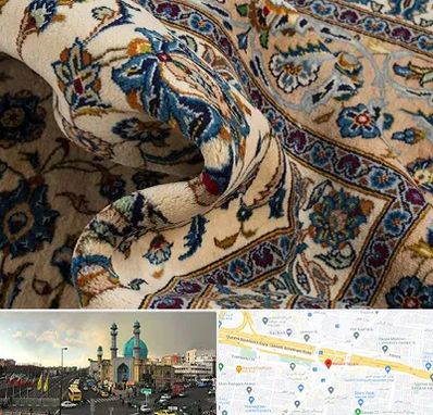 فروش فرش دستباف دست دوم در رسالت 