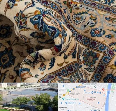 فروش فرش دستباف دست دوم در گلستان اهواز 