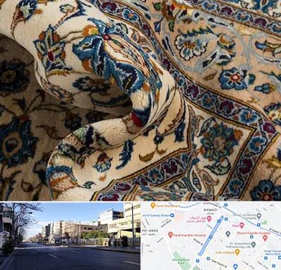 فروش فرش دستباف دست دوم در خیابان ملاصدرا شیراز 