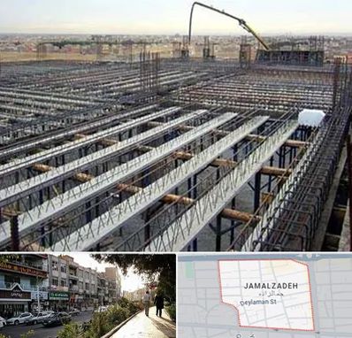 فروش تیرچه بلوک در خیابان جمالزاده