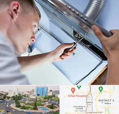 تعمیرکار هود در ونک 