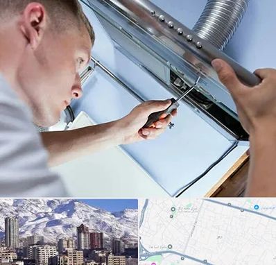 تعمیرکار هود در ازگل