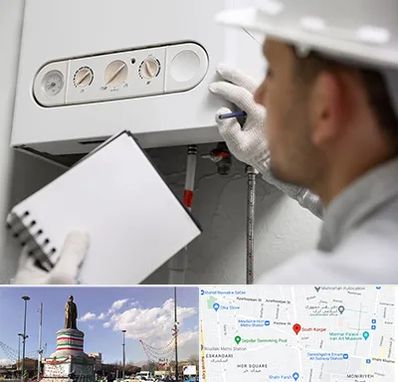 تعمیرکار پکیج در کارگر جنوبی 