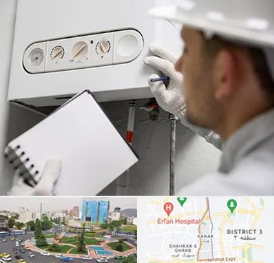 تعمیرکار پکیج در ونک 