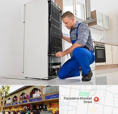 تعمیرکار سیار یخچال در 15 خرداد