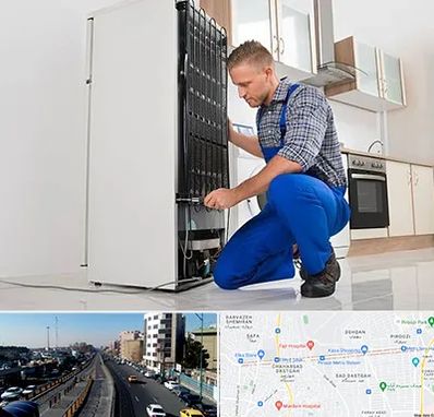 تعمیرکار سیار یخچال در پیروزی 