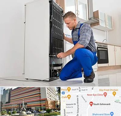 تعمیرکار سیار یخچال در سهروردی 