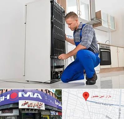 تعمیرکار سیار یخچال در امین حضور