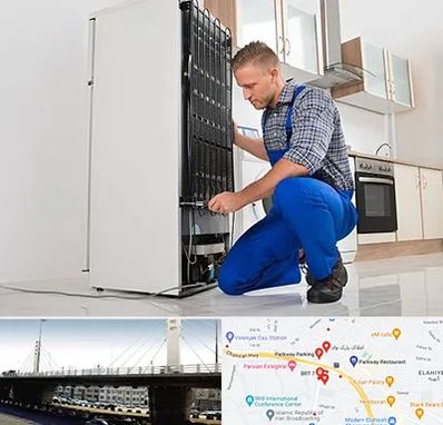 تعمیرکار سیار یخچال در پارک وی 