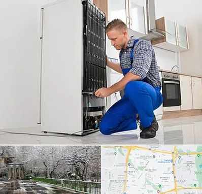 تعمیرکار سیار یخچال در باغ فیض 