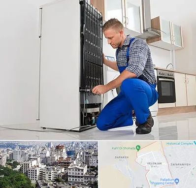 تعمیرکار سیار یخچال در ولنجک 